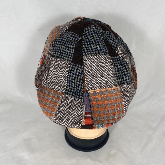 HEADERS  Flat Cap Classic Patchwork Pattern NWT - Picture 6 of 8